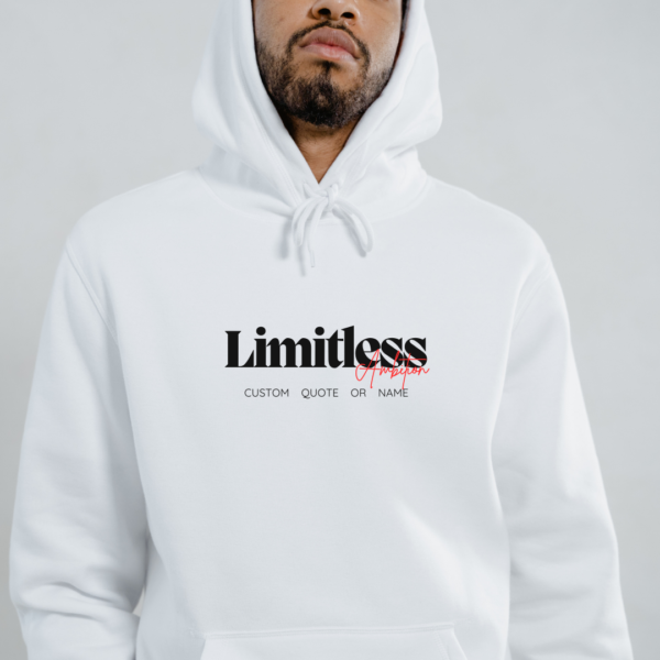 Personalized Custom Hoodie – Add Your Name or Quote - Image 2